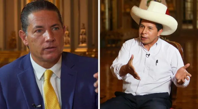 Fernando del Rincón entrevistó a Pedro Castillo para la cadena CNN.