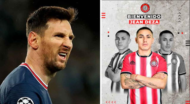 Jean Deza jugó en la Ligue 1 de Francia como ahora lo hace Lionel Messi.