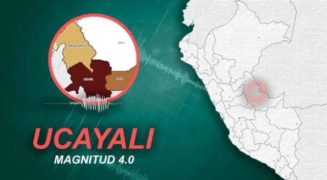 Un sismo remeció Ucayali la tarde de este martes.