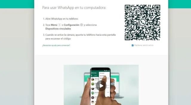 El WhatsApp web cada vez los usuarios lo usan.