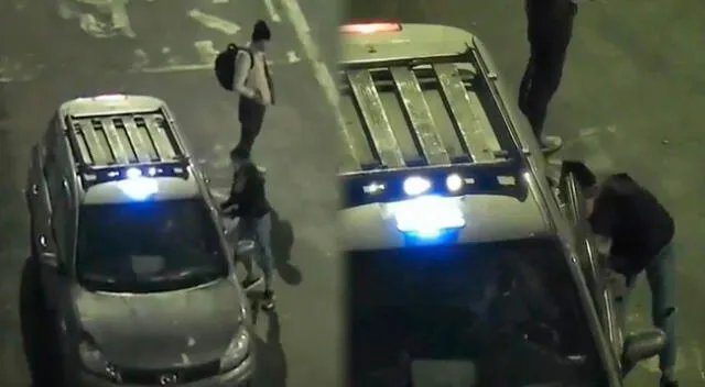 Sujetos asaltan a taxista que dormía dentro de su vehículo