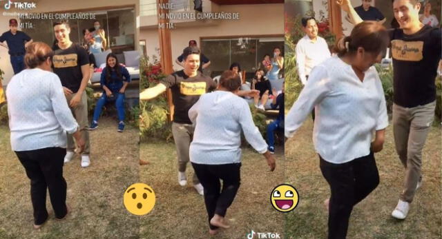 Con todo. Los usuarios en redes sociales felicitaron al joven por lanzarse a bailar este ritmo peruano.