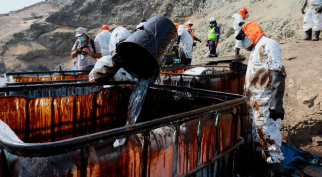 El derrame de petróleo se originó el pasado 15 de enero en la Refinería La Pampilla, de Repsol, ubicada en Ventanilla.