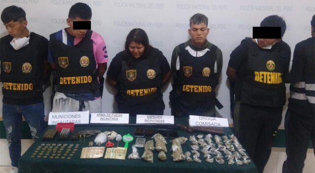 Detienen a presuntos integrantes de banda criminal.