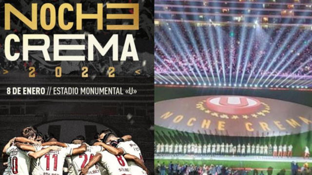 Conoce todos los detalles para ver EN VIVO la Noche Crema 2022.