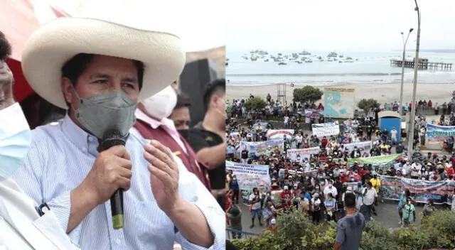 Pedro Castillo tras derrame de petróleo de Repsol: “Queremos playas limpias, playas sanas”