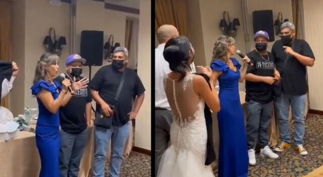 Jorge Luna y Ricardo Mendoza dejan en shock a novios tras aparecer en plena boda.