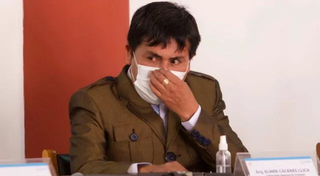 El suspendido gobernador regional de Arequipa Elmer Cáceres Llica continuará en prisión