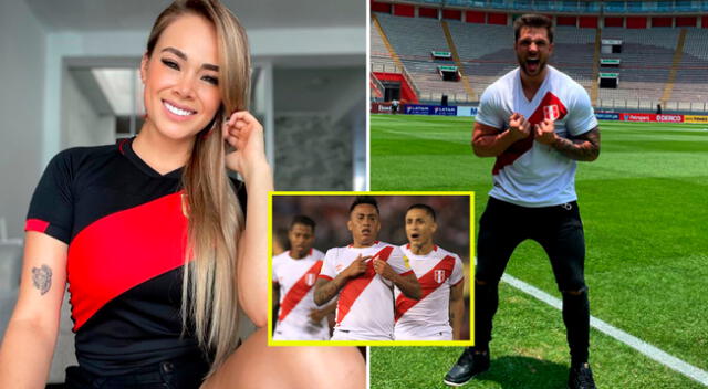 Figuras de la farándula alientan a la selección peruana.