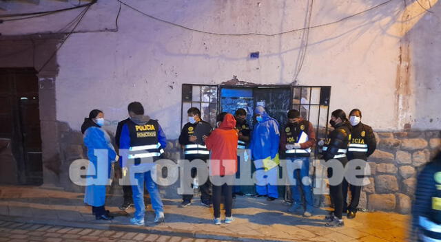 Diligencias en céntrica casa del Cusco, duraron toda la madrugada.