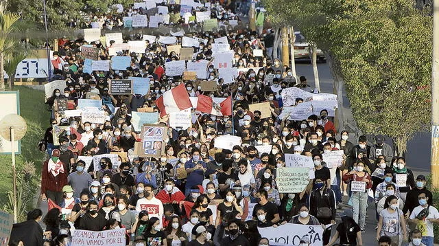 Ciudadanos convocan a marchas para movilizarse contra el Gobierno y el Congreso