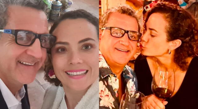 La actriz Connie Chaparro se mostró emocionada por la celebración del cumpleaños de Sergio Galliani.