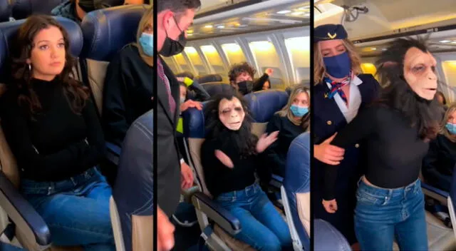 Un video en el que una mujer a bordo de un avión se niega rotundamente a usar la mascarilla circuló recientemente en TikTok.