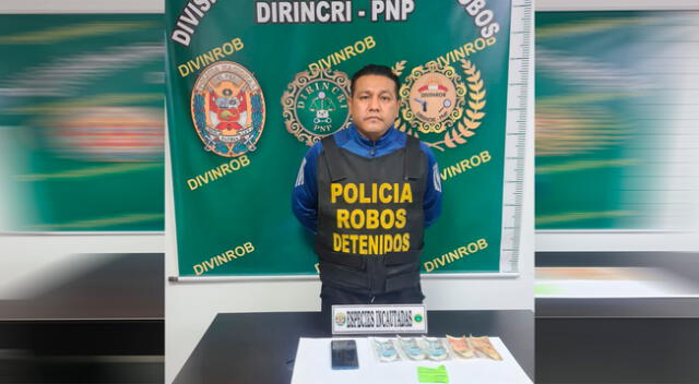 Detenido y acusado por hurto en departamento.