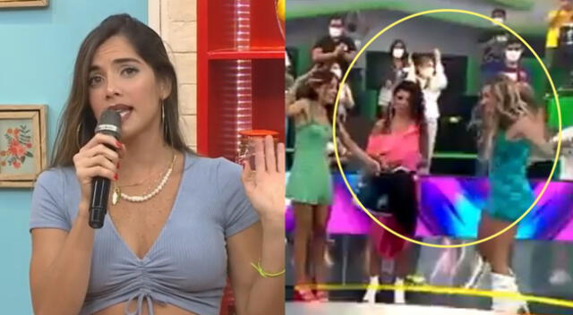 Korina Rivadeneira es duramente criticada tras gesto de asco al recibir polo de concursante de Esto es habacilar