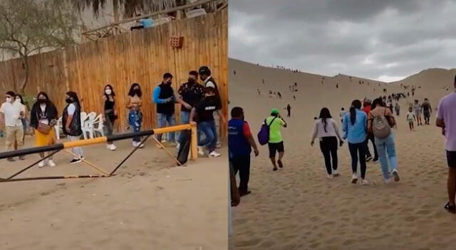 Cobran a ciudadanos a la entrada de la Huacachina