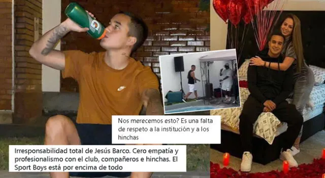 Jesús Barco utilizó sus redes sociales para disculparse con los hinchas del Sport Boys.