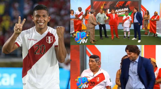 Edison Flores, volante de la selección peruana, llamó la atención en las redes sociales.