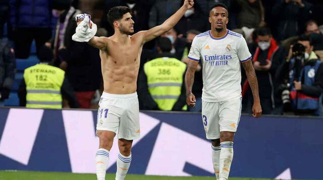 Alegria y frenesí de Asensio por anotar en la victoria del Real 1-0 ante Granada.