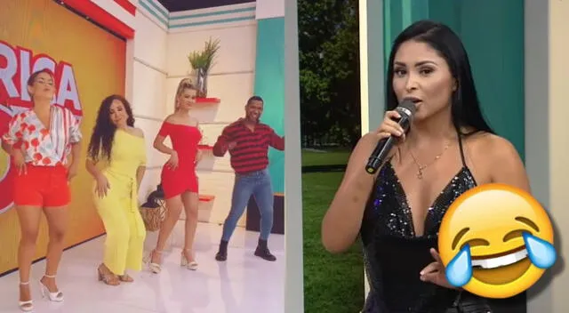 Pamela Franco quedó en shock con los dimes y diretes entre Janet Barboza, Ethel Pozo, Brunella Horna y Giselo, y así lo hizo saber EN VIVO.