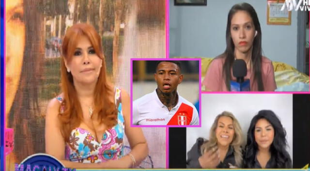 Magaly Medina sorprendió a Génesis Alarcón con ayuda de Josetty Hurtado y Génesis Hurtado, quienes cuestionaron a futbolista Andy Polo.