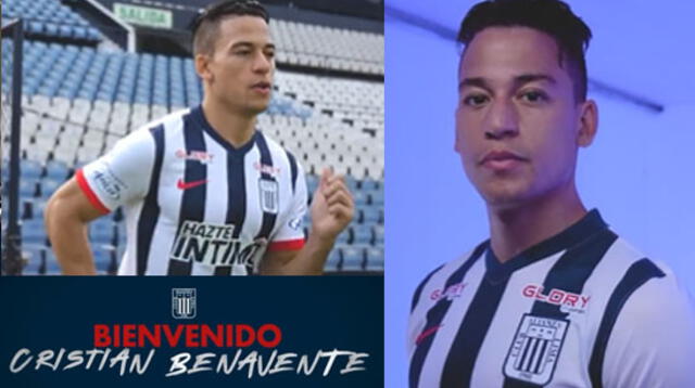 Así presentó Alianza Lima a Cristian Benavente.
