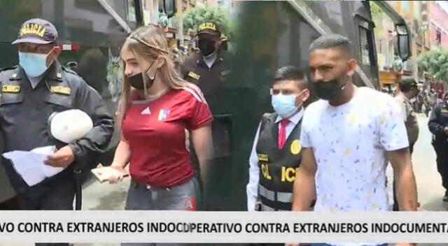 La Victoria: policías intervienen a extranjeros indocumentados en Gamarra [VIDEO]