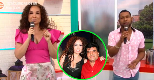 Janet Barboza se mostró incómoda justo cuando Giselo la troleó con el padre de su hija.