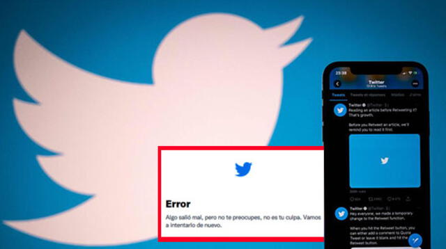 Twitter presentó fallas en su cuenta de red social.