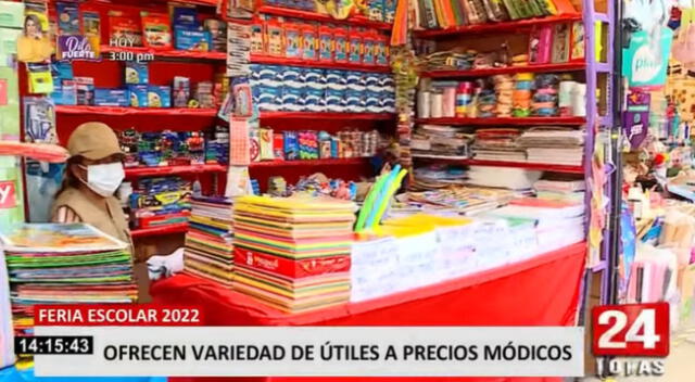 Cercado de Lima: “Feria Escolar 2022” ofrece útiles a precios módicos [VIDEO]