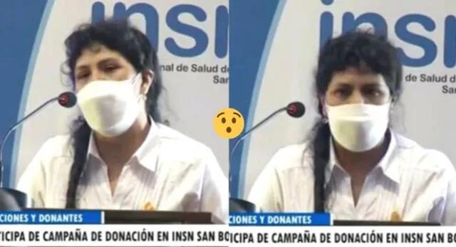 La actual primera dama del Perú no pudó contener su tristeza al hablar del cáncer infantil.