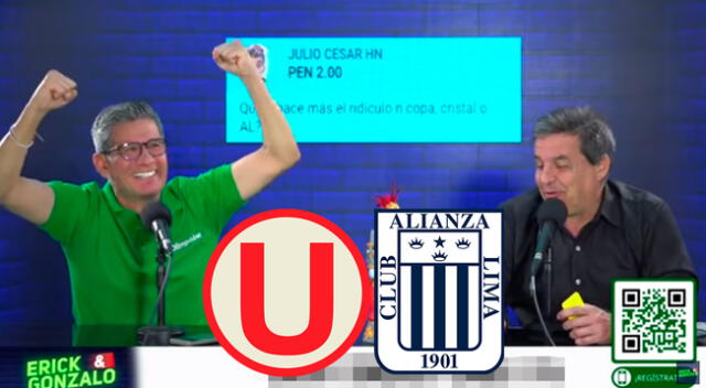 Erick Osores festejó que Gonzalo Núñez, de su propia boca, haya confesado que es hincha de la U.