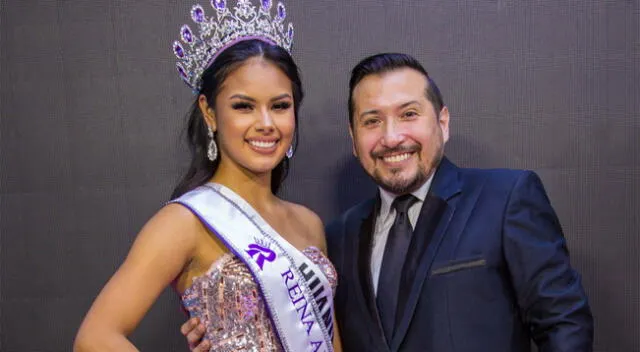 Jacky Debernardi el día que fue coronada Miss Teen Perú 2022.