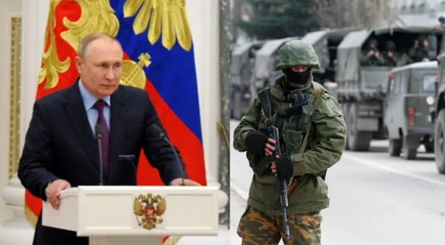 Vladimir Putin llamó a una “desmilitarización” de Ucrania, un día después de reconocer la independencia de Donetsk y Lugansk.