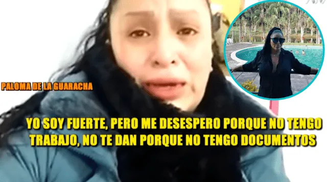 Paloma de la Guaracha no tiene ni para comer en Italia