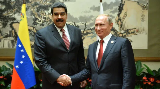 Nicolás Maduro reiteró su respaldo al presidente ruso Vladímir Putin ante posible guerra. Foto: AFP