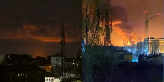 Incendio habría pasado cerca 30 kilometros de la capital ucraniana.