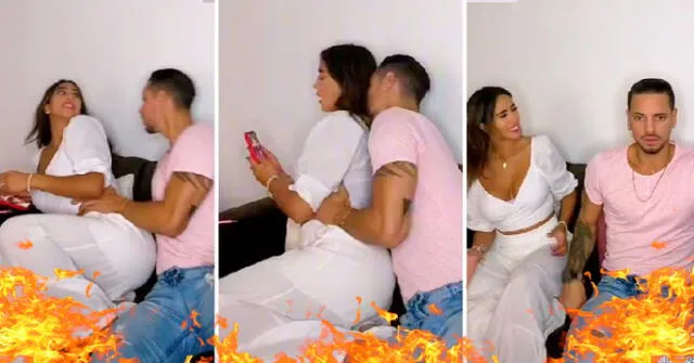 Melissa Paredes y Anthony Aranda encendieron las redes sociales con tremendo Tiktok.