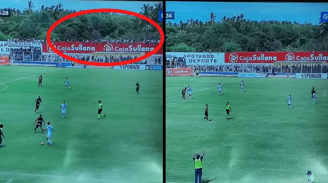 ¡Los bajan! Autoridades retiran a hinchas que treparon parades para ver el partido de Alianza