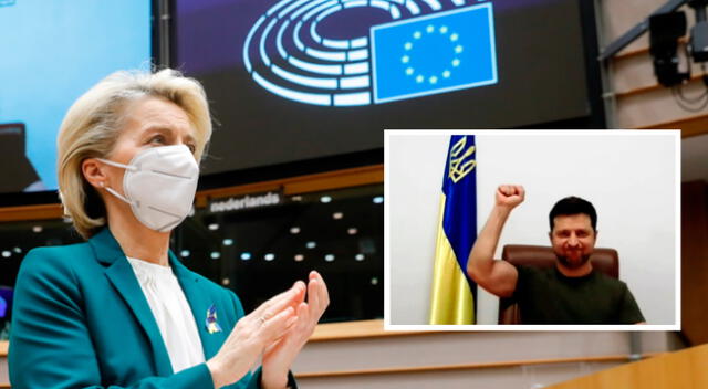 Volodímir Zelenski manifestó durante una sesión de la Unión Europea.
