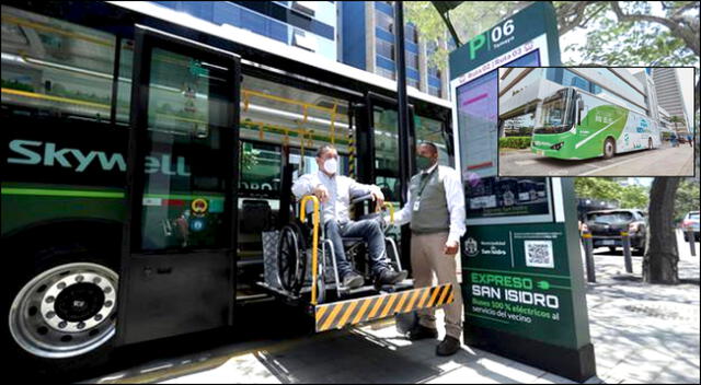 Los nuevos buses eléctricos cuenta con Wi-Fi libre y una rampa especial para personas con discapacidad.