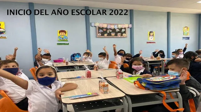 Año Escolar 2022: Inicia las clases de forma presencial en varios colegios del Perú.