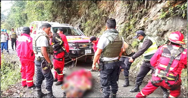 Mujer salvó de morir tras caer a precipicio. sus gritos de auxilio alertaron a las autoridades en Cusco.