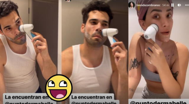 Guty Carrera se cuida el rostro con tratamiento facial