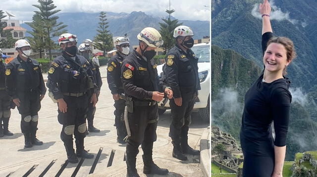 Agentes especializados de la Policía continúan búsqueda de Natacha de Crombrugghe. Foto: Composición La República / Cortesía Fernando Villafuerte