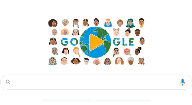 El dodle de Gogle en conmemoración del Día de la Mujer 2022