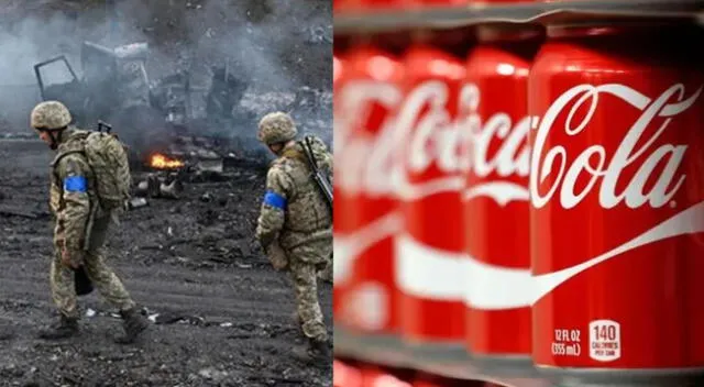 Coca Cola suspende sus ventas en Rusia en solidaridad con Ucrania.