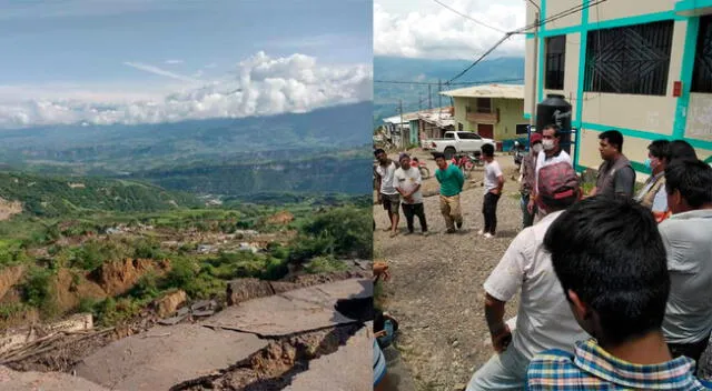 Familias reubicadas tras deslizamiento de tierras en caserío.