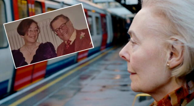 Margaret McCollum visita todos los días de tren para escuchar la voz de su esposo.