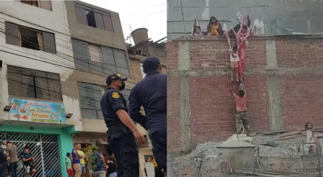 Niños huyeron, usando sábanas como cuerda, hacia la casa colindante.